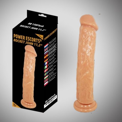 Realistyczne dildo z przyssawką Rocket John Flesh Realistyczne dildo z przyssawką Rocket John Flesh
