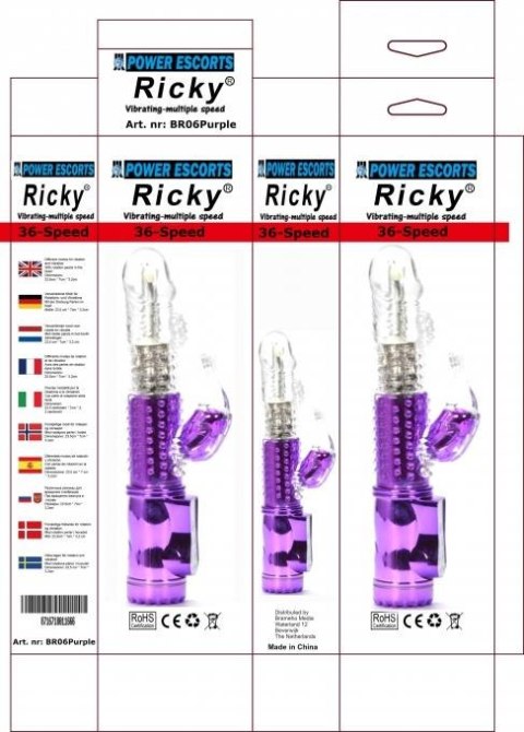 Ricky purple 36 speed rabbit 23,5 cm Ricky purple 36 speed rabbit 23,5 cm