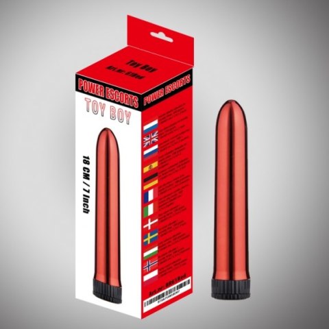 Smukły klasyczny wibrator uniwersalny kształt 18cm Smukły klasyczny wibrator uniwersalny kształt 18cm