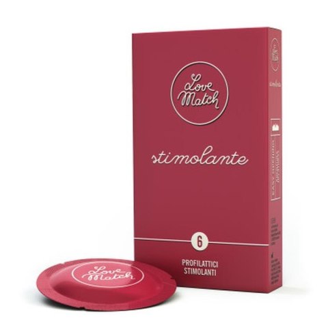 Stymulujące kobietę prezerwatywy love match 6szt Stymulujące kobietę prezerwatywy love match 6szt
