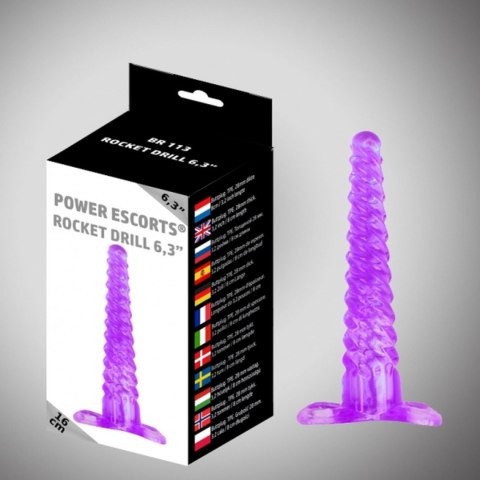 Świderek analny korek zakręcone dildo sonda 16cm Świderek analny korek zakręcone dildo sonda 16cm