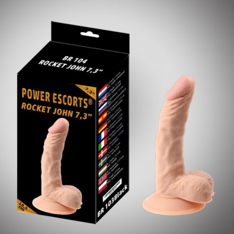 Wygięte realistyczne dildo z przyssawką penis 18cm Wygięte realistyczne dildo z przyssawką penis 18cm