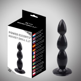 Zatyczka analna kulki koraliki z przyssawką 13cm