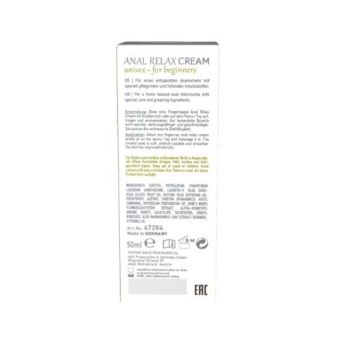 Znieczulający rozluźniający żel sex analny 50ml Znieczulający rozluźniający żel sex analny 50ml