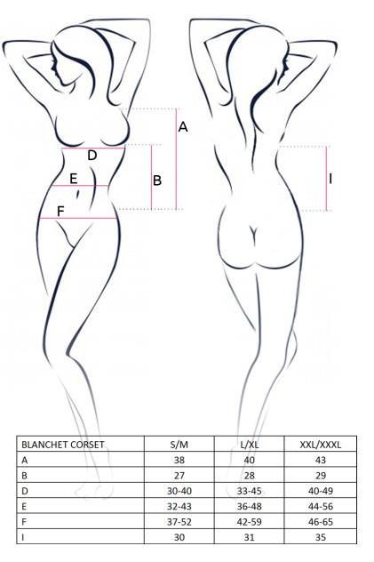 Bielizna-BLANCHET CORSET cream L/XL - Casmir Bielizna-BLANCHET CORSET cream L/XL - Casmir