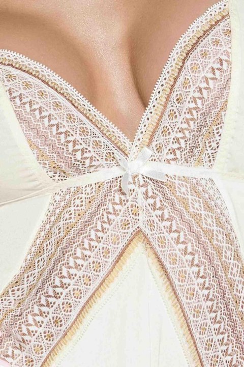 Bielizna-CONNIE CHEMISE cream L/XL - Casmir Bielizna-CONNIE CHEMISE cream L/XL - Casmir