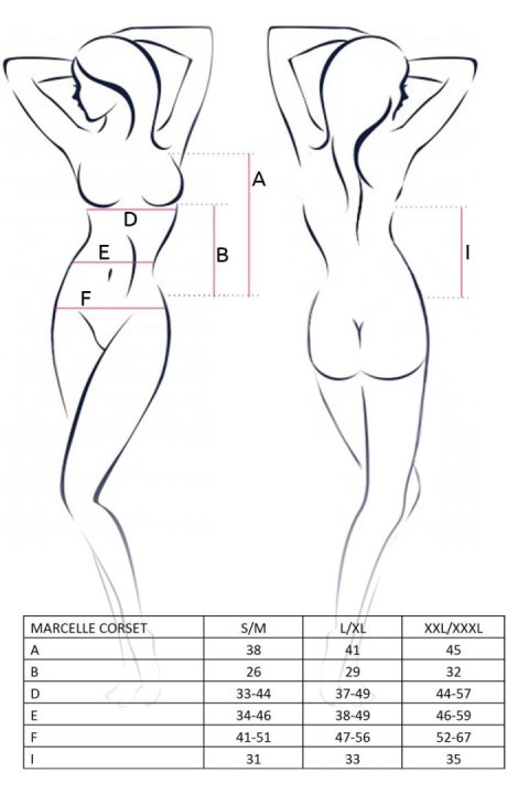 Bielizna-MARCELLE CORSET white L/XL - Casmir Bielizna-MARCELLE CORSET white L/XL - Casmir
