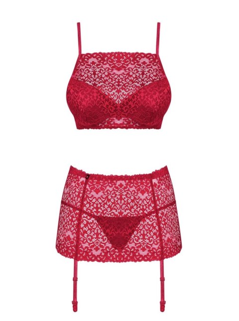 Biustonosz pas stringi sex komplet obsessive s/m