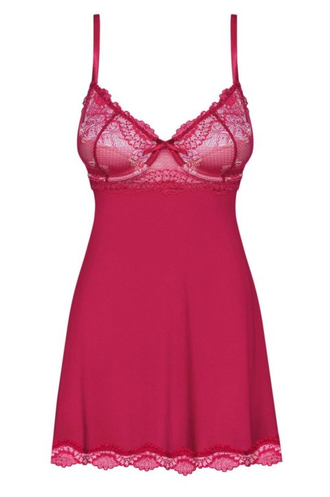 Czerwona koszulka stringi komplet obsessive s/m