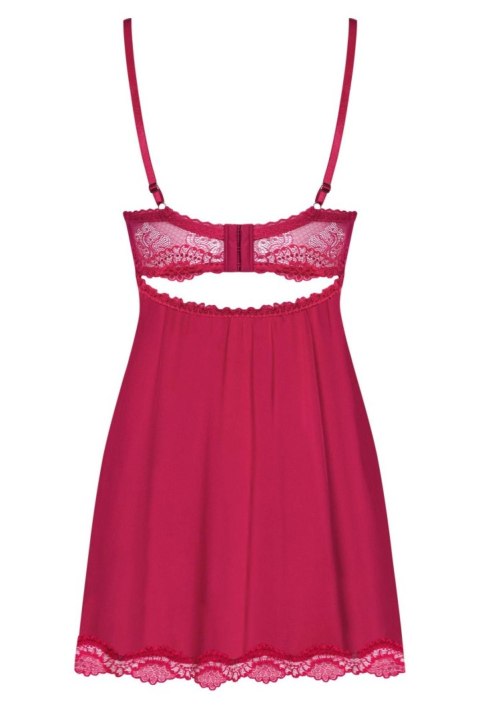 Czerwona koszulka stringi komplet obsessive s/m