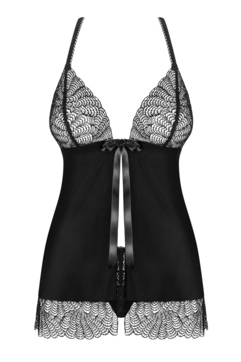 Komplet koszulka babydoll stringi obsessive s/m