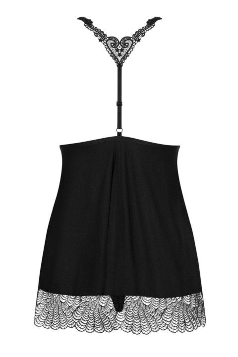 Komplet koszulka babydoll stringi obsessive s/m
