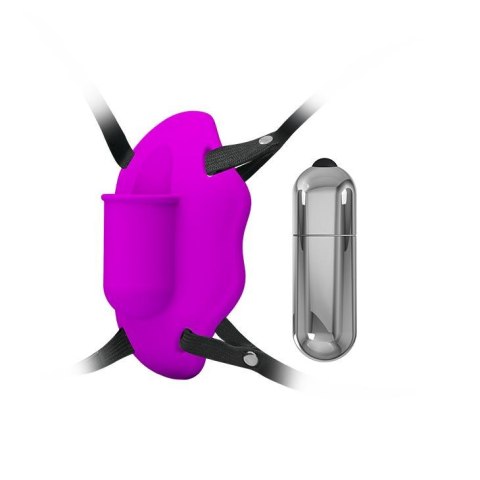 Stymulator łechtaczki masażer wibrujący na paskach Stymulator łechtaczki masażer wibrujący na paskach