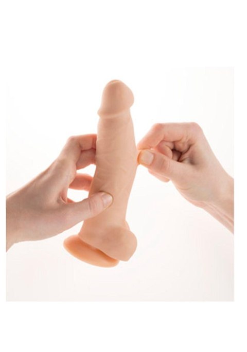 Członek penis dildo żyły jądra przyssawka sex 18cm Członek penis dildo żyły jądra przyssawka sex 18cm