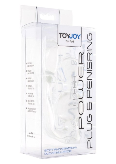 Plug-POWER PLUG & PENISRING CLEAR Plug-POWER PLUG & PENISRING CLEAR