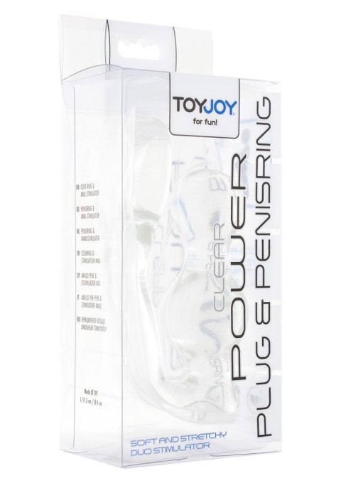 Plug-POWER PLUG & PENISRING CLEAR Plug-POWER PLUG & PENISRING CLEAR