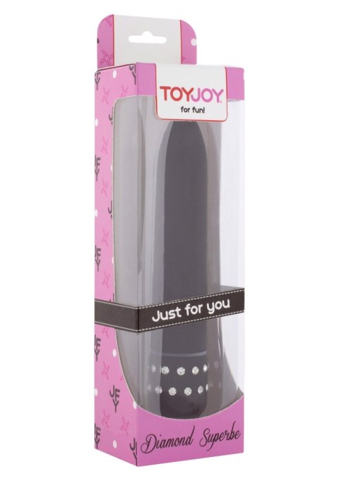 Smukły gładki klasyczny wibrator kryształki 15cm Smukły gładki klasyczny wibrator kryształki 15cm