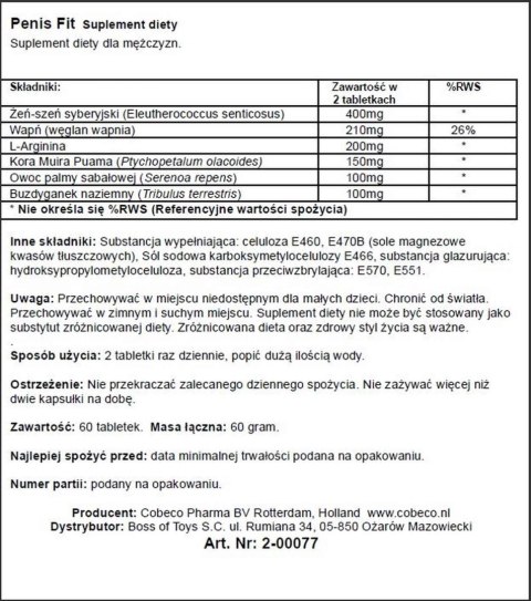 Tabletki powiększenie penisa erekcja potencja 60sz Tabletki powiększenie penisa erekcja potencja 60sz