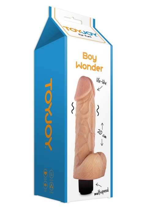 Wibrator-BOY WONDER VIBRATING DONG FLESH Wibrator-BOY WONDER VIBRATING DONG FLESH