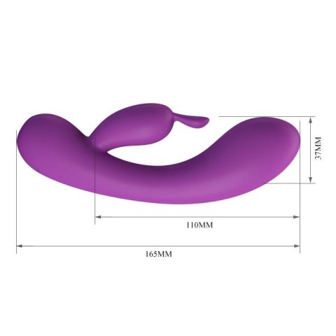 Anatomiczny wibrator do punktu g króliczek 16cm Anatomiczny wibrator do punktu g króliczek 16cm