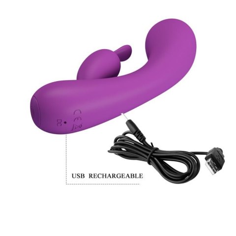 Anatomiczny wibrator do punktu g króliczek 16cm Anatomiczny wibrator do punktu g króliczek 16cm