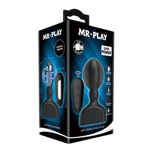 Duży korek analny pompowany powiększany usb 11cm Duży korek analny pompowany powiększany usb 11cm