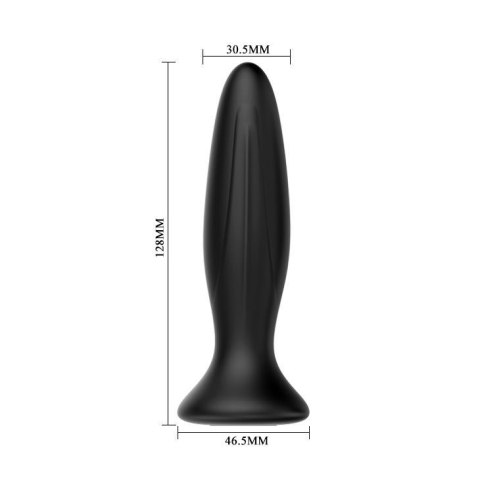 Smukły klasyczny korek analny plug wibrujący 12cm Smukły klasyczny korek analny plug wibrujący 12cm