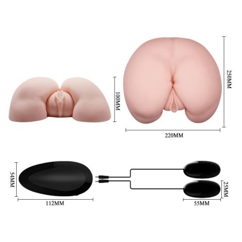 Sztuczna cipka dupka podwójny masturbator wibracje Sztuczna cipka dupka podwójny masturbator wibracje