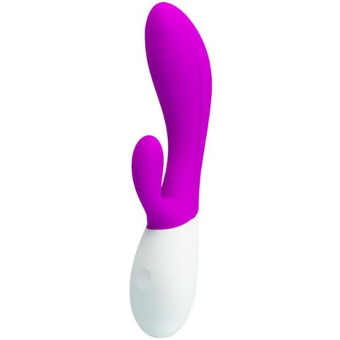 Wibrator z masażerem łechtaczki 2 silniki 19cm usb Wibrator z masażerem łechtaczki 2 silniki 19cm usb