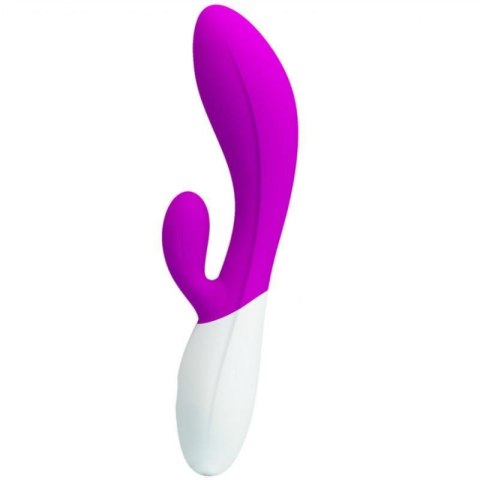 Wibrator z masażerem łechtaczki 2 silniki 19cm usb Wibrator z masażerem łechtaczki 2 silniki 19cm usb