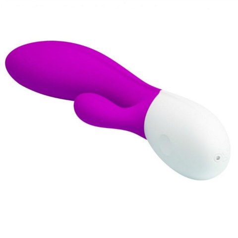 Wibrator z masażerem łechtaczki 2 silniki 19cm usb Wibrator z masażerem łechtaczki 2 silniki 19cm usb