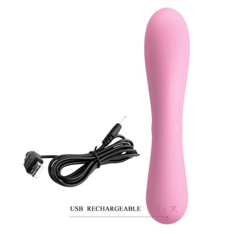 Wibrator ze stymulatorem łechtaczki 16cm 12 trybów Wibrator ze stymulatorem łechtaczki 16cm 12 trybów