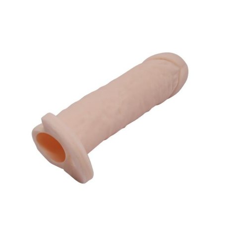 Wydłużająca pogrubiająca nakładka na penisa 16cm Wydłużająca pogrubiająca nakładka na penisa 16cm