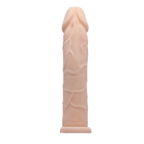 Wydłużająca pogrubiająca nakładka na penisa 18cm Wydłużająca pogrubiająca nakładka na penisa 18cm