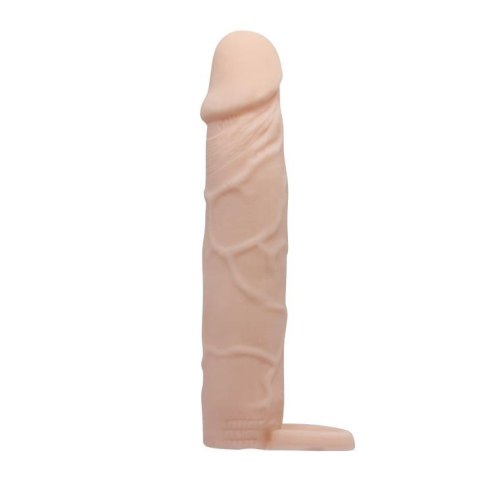 Wydłużająca pogrubiająca nakładka na penisa 18cm Wydłużająca pogrubiająca nakładka na penisa 18cm