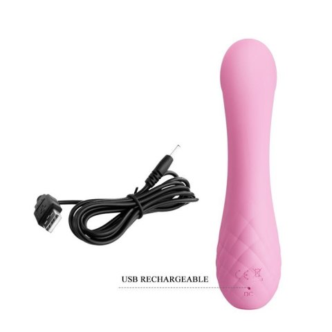 Zakrzywiony wibrator do punktu g i łechtaczki 17cm Zakrzywiony wibrator do punktu g i łechtaczki 17cm