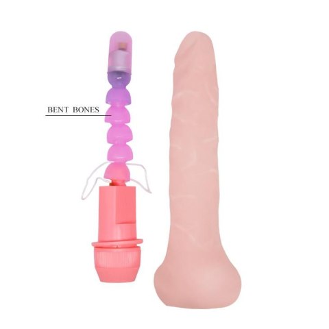Zginany wibrator penis realistyczny naturalny 19cm