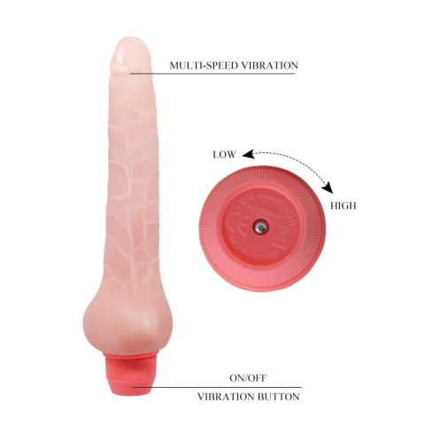 Zginany wibrator penis realistyczny naturalny 19cm