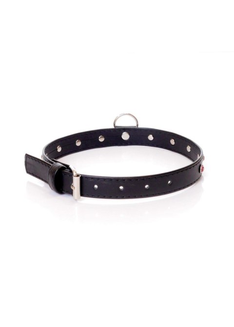Bdsm bondage dominacja obroża 2cm skórzana róż Bdsm bondage dominacja obroża 2cm skórzana róż