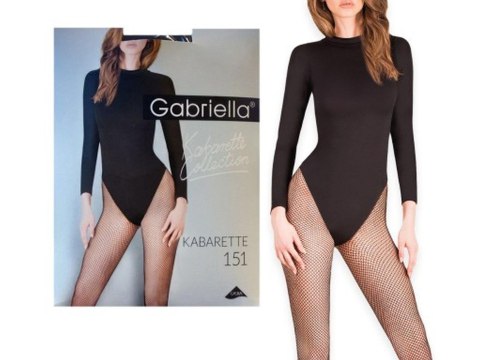 Bielizna-Kabarette/Rajstopy 151 CZARNE S/M Bielizna-Kabarette/Rajstopy 151 CZARNE S/M