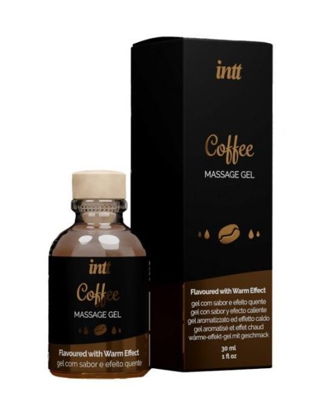 Jadalny rozgrzewający żel do masażu 75ml kawa Jadalny rozgrzewający żel do masażu 75ml kawa