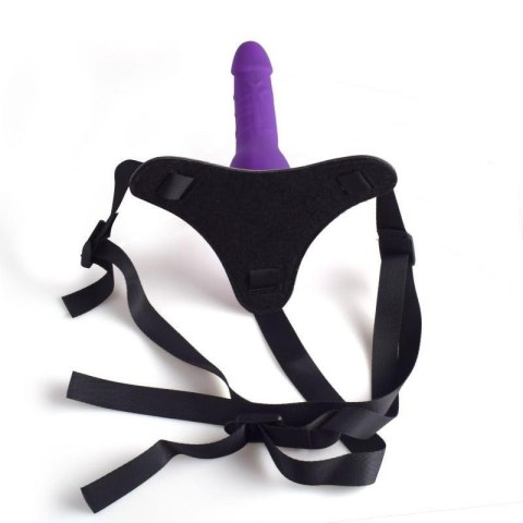 Strap-on uprząż regulowane szelki dildo penis 14cm Strap-on uprząż regulowane szelki dildo penis 14cm