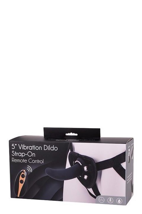 5INCH VIBRATION DILDO STRAP-ON BLACK 5INCH VIBRATION DILDO STRAP-ON BLACK