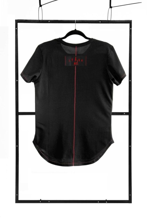 T-shirt men black L fashion T-shirt men black L fashion