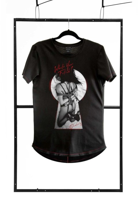 T-shirt men black S fashion T-shirt men black S fashion