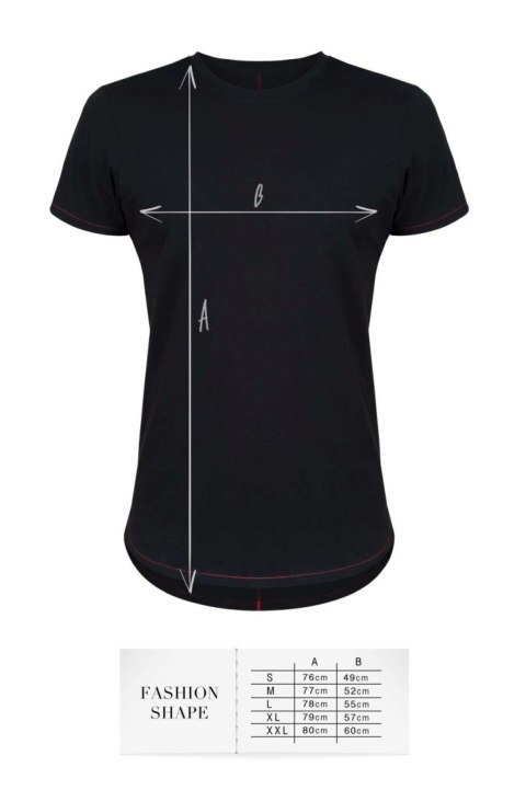 T-shirt men black S fashion T-shirt men black S fashion