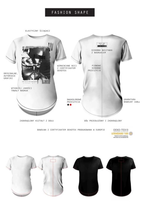T-shirt men black S fashion T-shirt men black S fashion