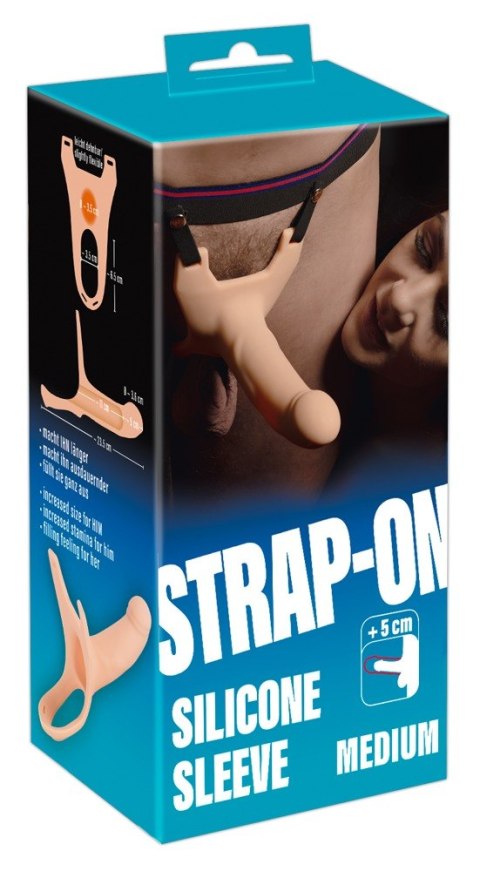 Proteza penisa pusta strapon sztuczny członek 16cm Proteza penisa pusta strapon sztuczny członek 16cm