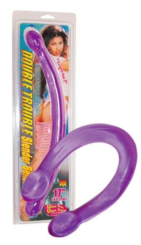 Silikonowe długie podwójne giętkie dildo 44 cm Silikonowe długie podwójne giętkie dildo 44 cm