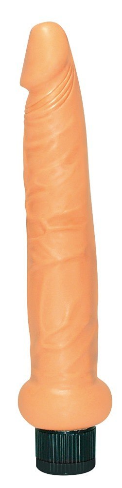 Wąski wibrator analny waginalny członek penis 19cm Wąski wibrator analny waginalny członek penis 19cm